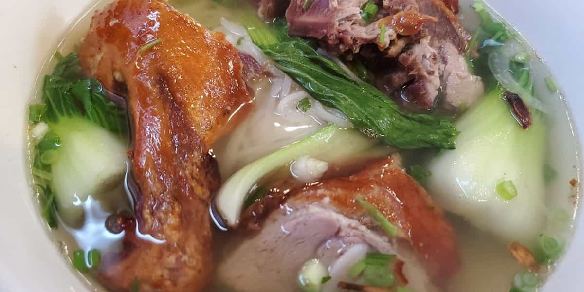 Roasted Duck Noodle Soup